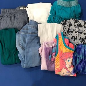 A large variety of clothes for girls